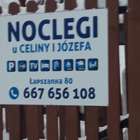 Lapszanka Noclegi U Celiny I Jozefa מראה חיצוני תמונה