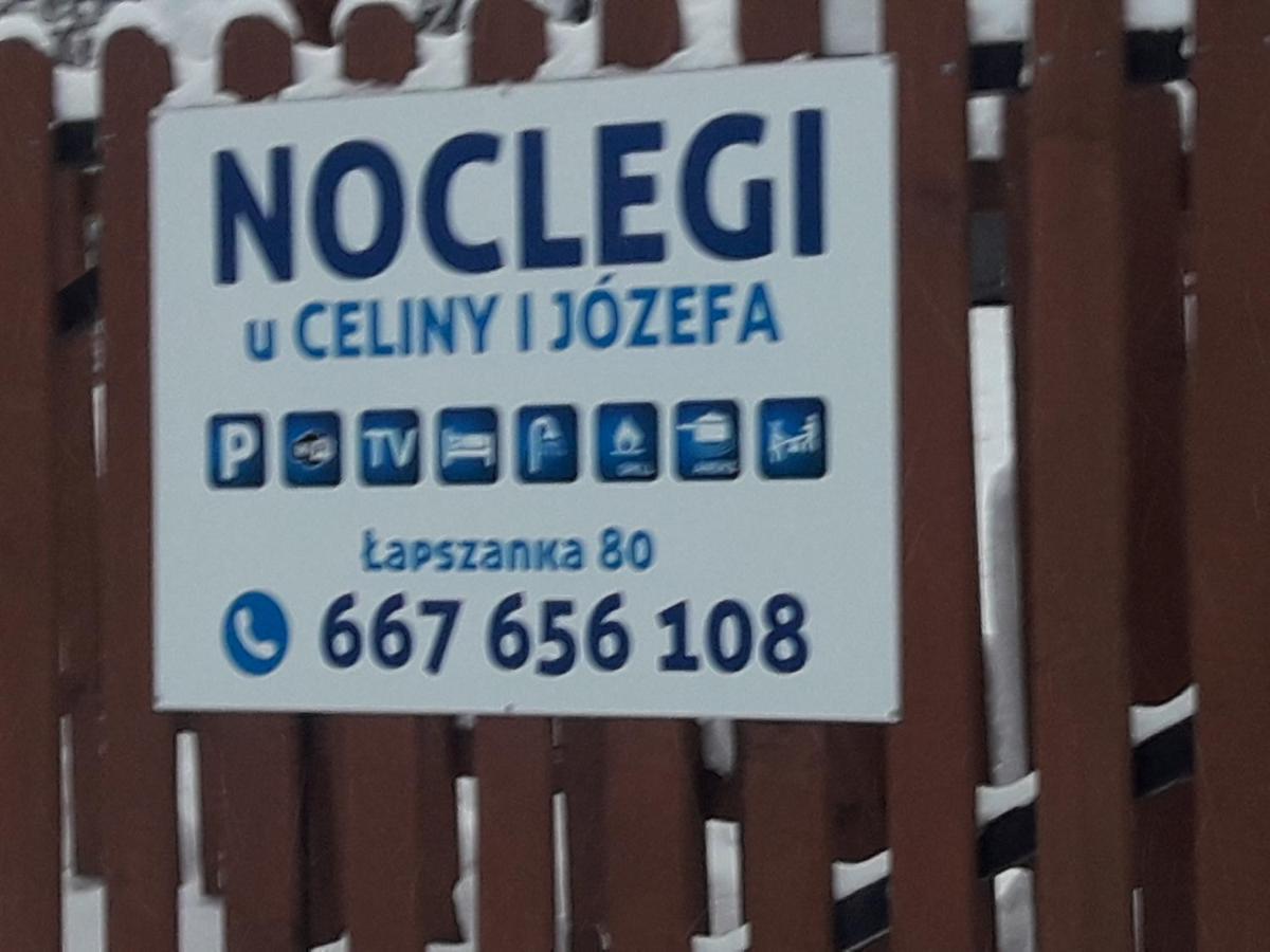Lapszanka Noclegi U Celiny I Jozefa מראה חיצוני תמונה